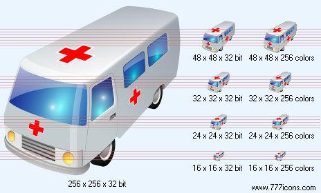Ambulance car Icon