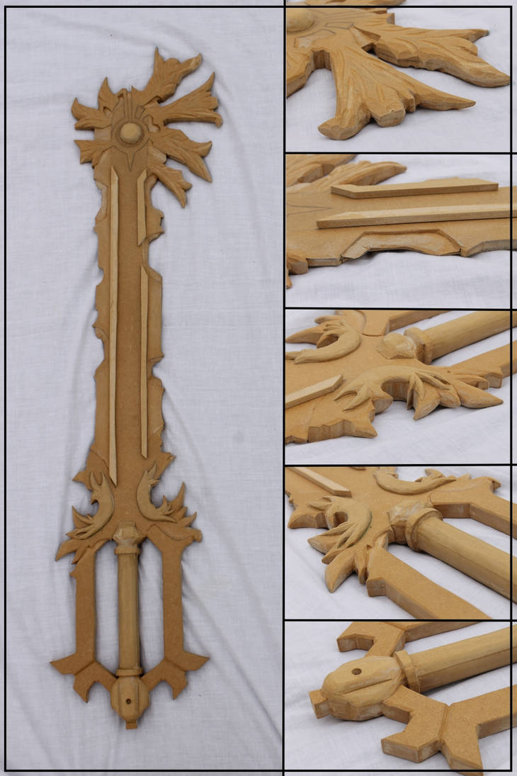 Unpainted Chaos Ripper Keyblade by Bayr-Arms on DeviantArt