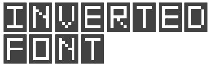 Inverted Font by Harry-Potter-Addict on DeviantArt