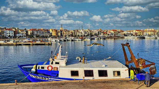 Cambrils - barca de pesca al port - Baix Camp