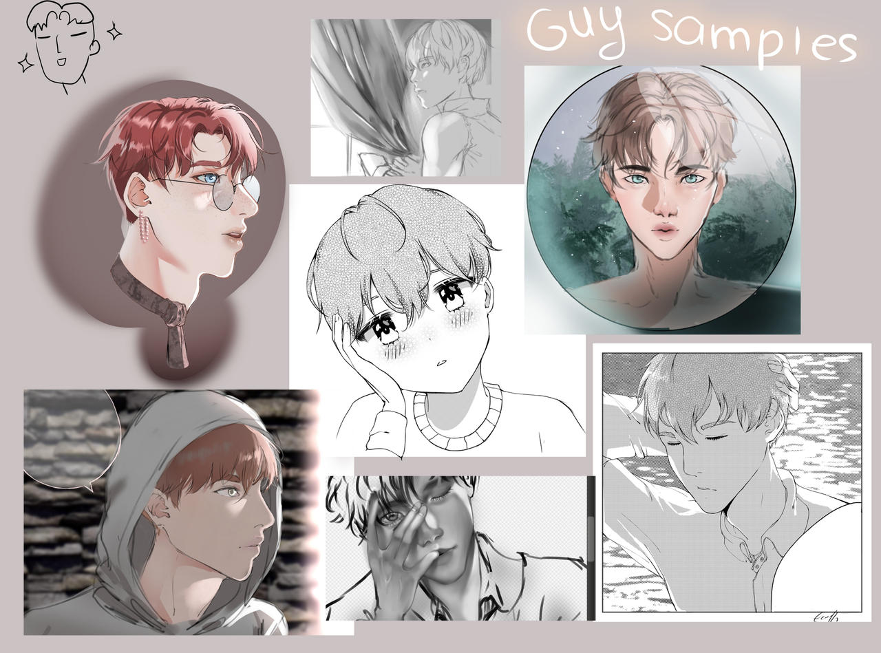 Male Example Male Examples by Grunglebum on DeviantArt