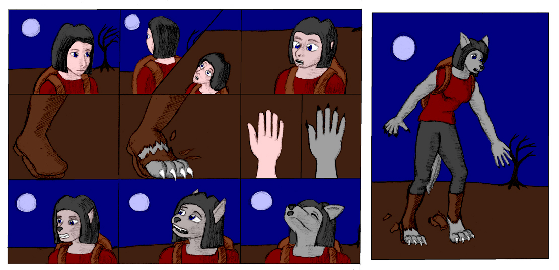 Werewolf Transformation Sequence
