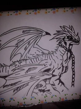 the hungarian thorn tail dragon/ Harry potter