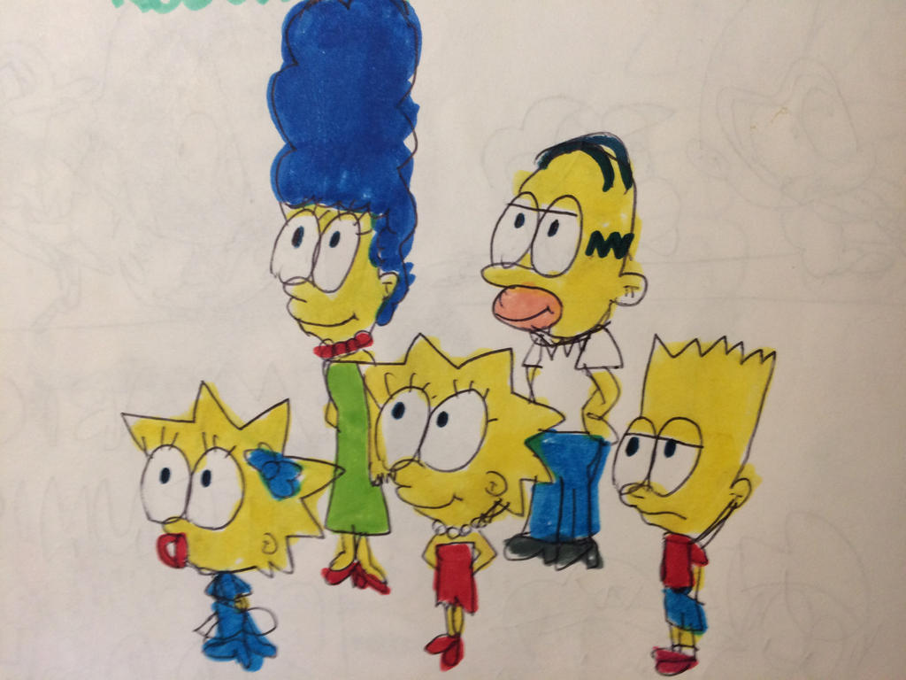 The Simpsons Vector Deviantart The Simpsons by RegularMarioGalaxy12 on DeviantArt