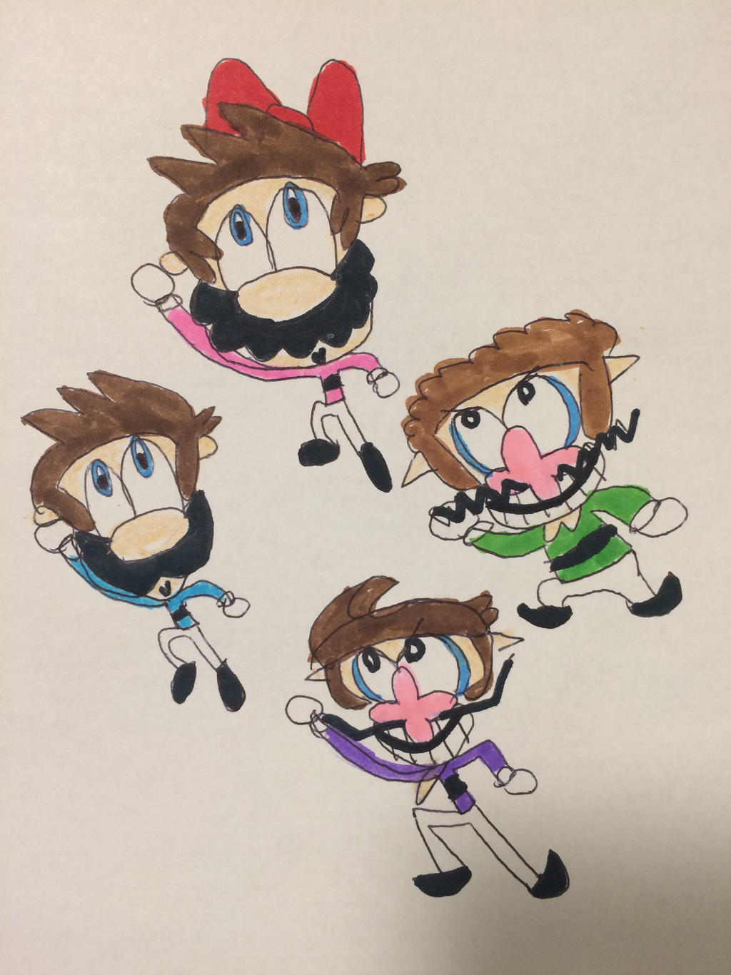 Mario Ruff Puff The Mariopuff Bros by RegularMarioGalaxy12 on DeviantArt