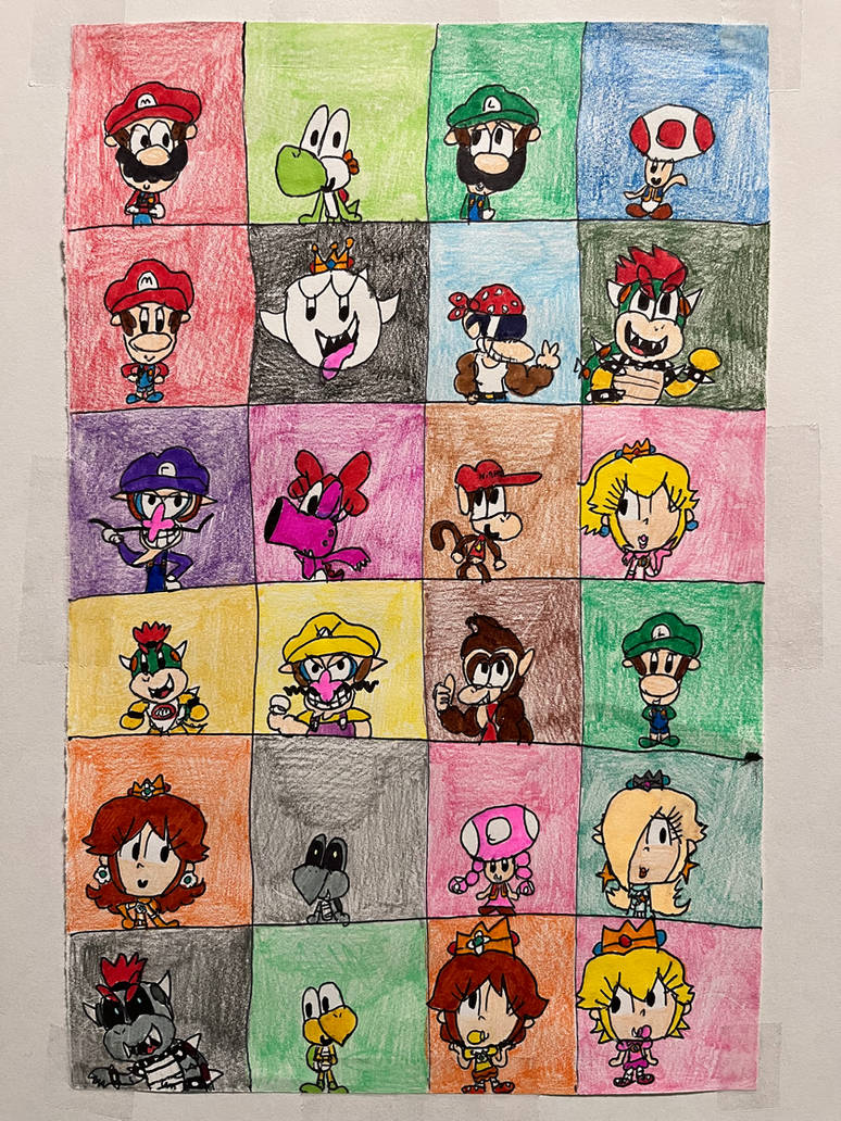 Mario Kart Wii cast by RegularMarioGalaxy12 on DeviantArt