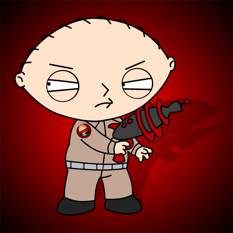 Stewie Griffin Ghostbuster.....I mean Lois Buster!