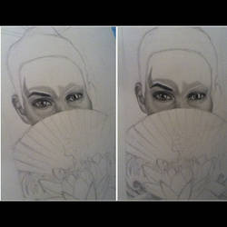 Part 2 W.I.P. Geisha half sleeve