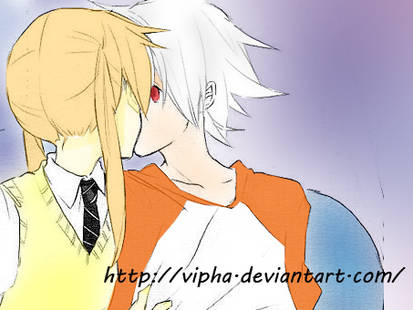 Maka kiss Soul part II xDD