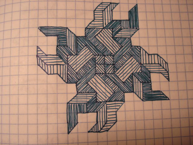 graph paper ninja star by one two three on deviantart graph paper star