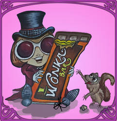 Willy Wonka Chibi [Johnny Depp version]