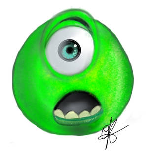 Monster's Inc - Mike Face