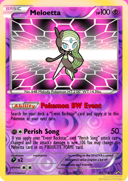 Fake Pokemon TCG Meloetta by JSManaloto on DeviantArt