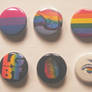 LGBT Buttons - 6 x 1.25 in