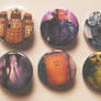 DrWho Baddies - 6x1.25'Buttons