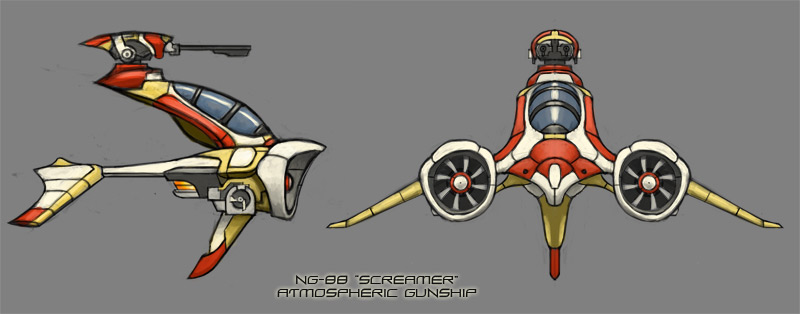 'Screamer' Gunship Concept