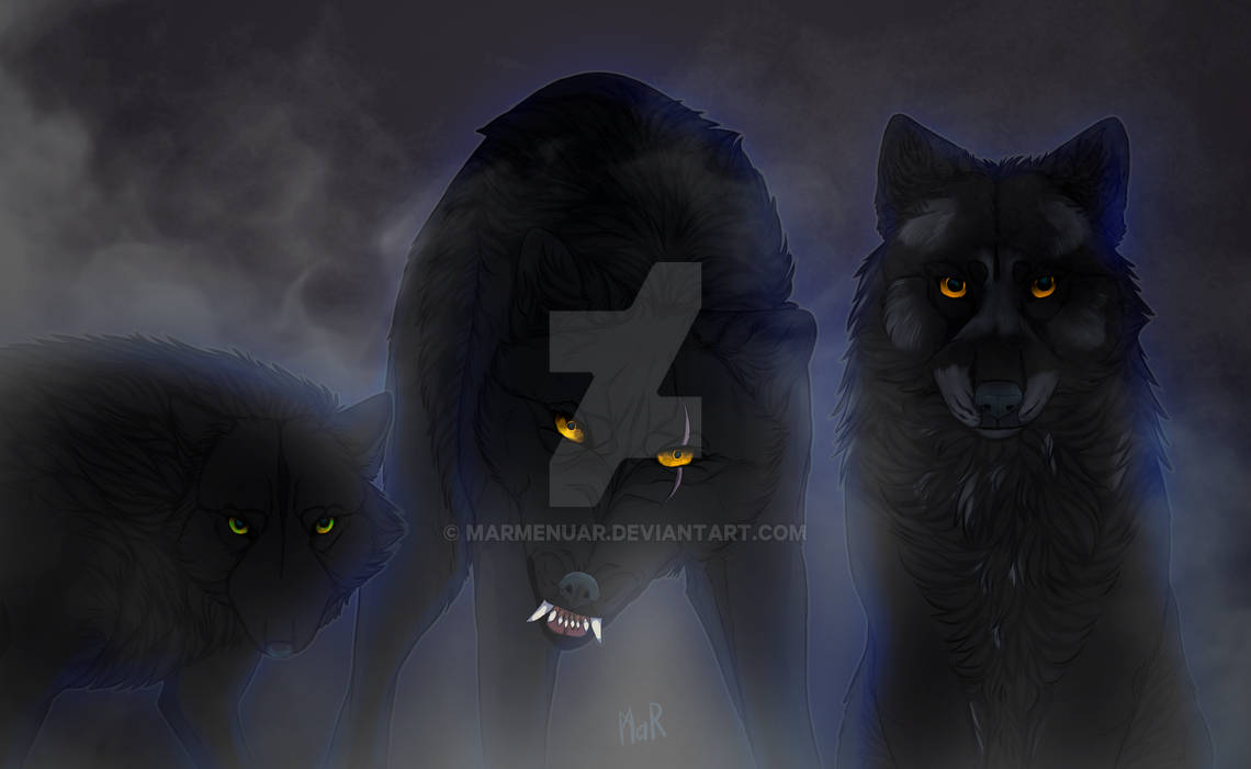 Three Wolves Animation Three wolves by Marmenuar on DeviantArt