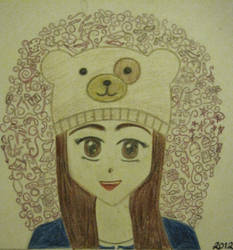 Me with a bear hat