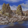 snowy Rocks