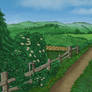 Between the fields
