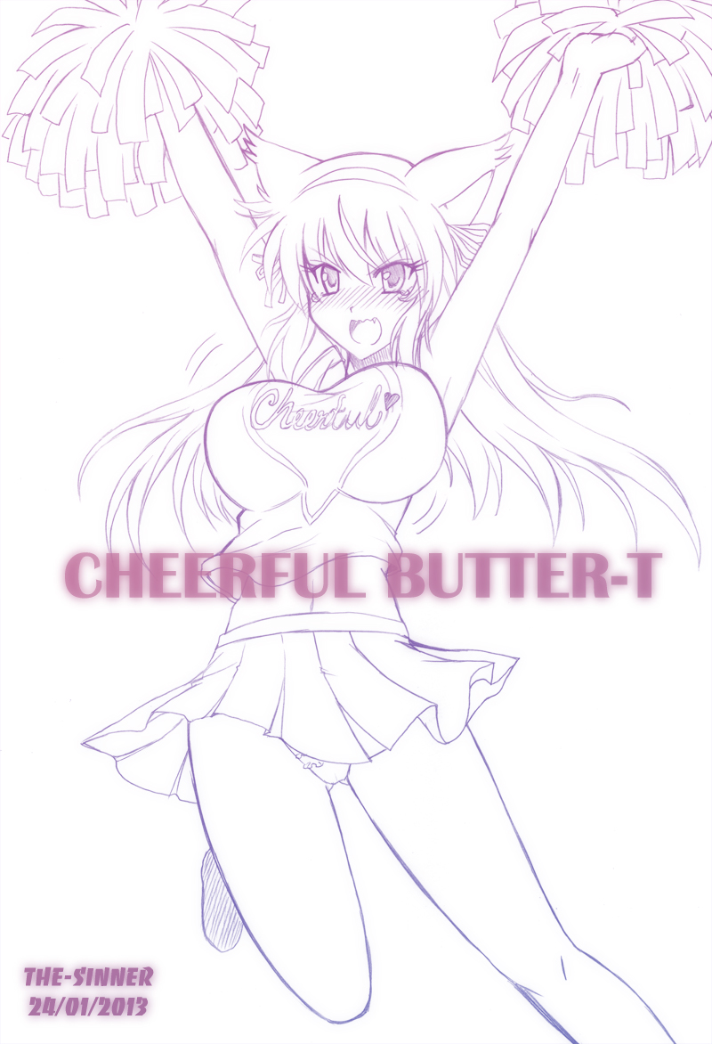 Cube-chan in cheerleader