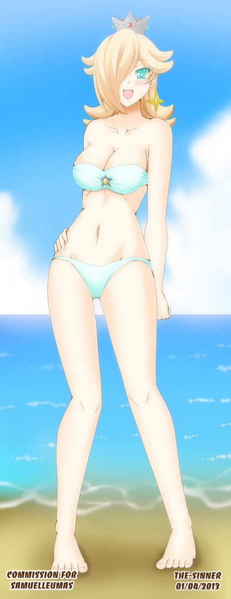 Commission : Rosalina in bikini for SamuelLeumas