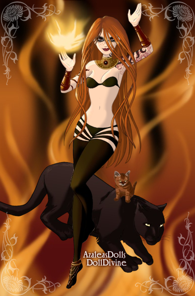 Tony's Little Fire Goddess Dress UP 1