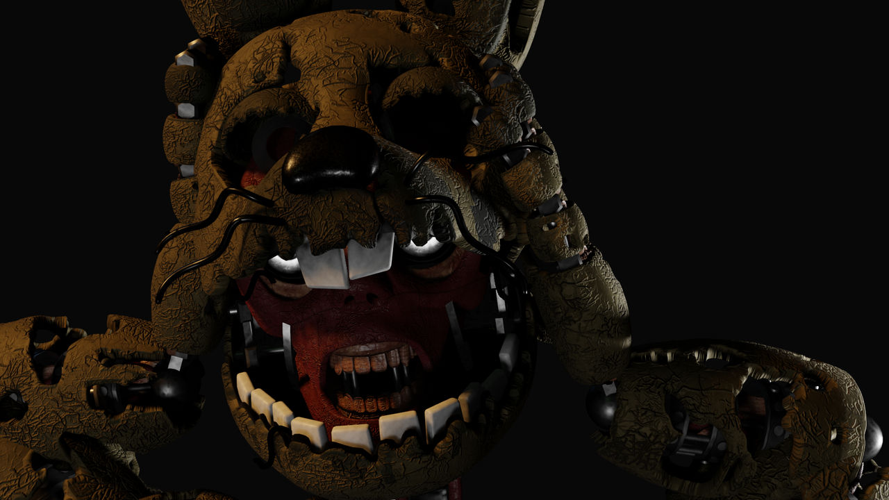 Springtrap rare screen recreation by Nr2341 on DeviantArt