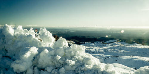 Turoa Icy Landscape