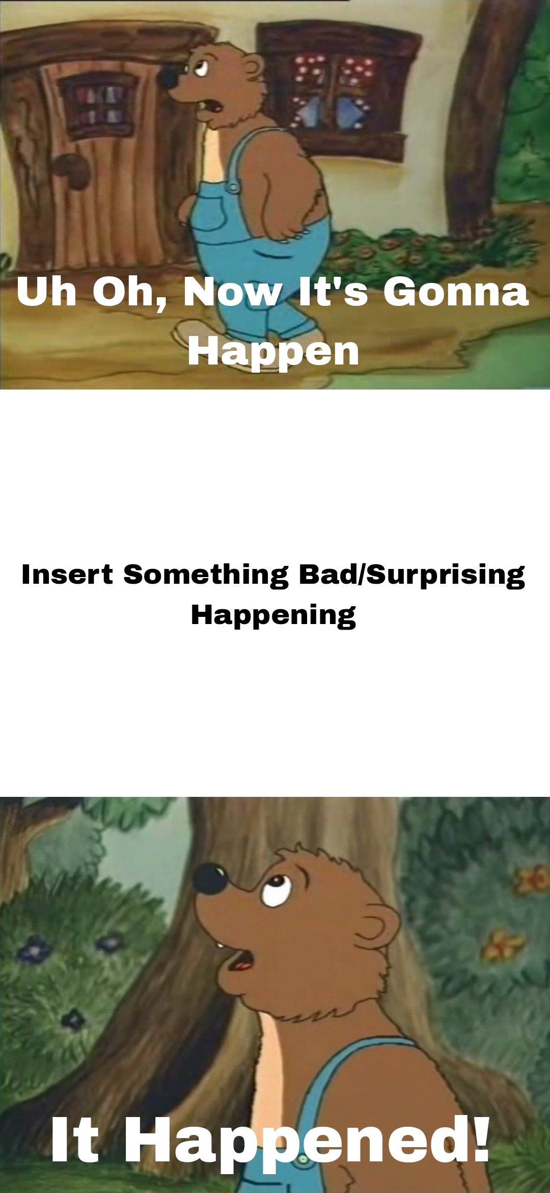 Something Grumpy Grumpy Bear Reacts To Something (Template) by ThomasDalmatian on DeviantArt