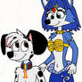 Mer-Dalmatian Thomas And Mer-Fox Krystal