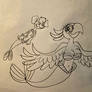 Jewel As Ariel And Thomas As Flounder