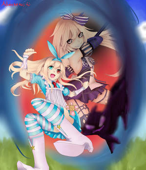 Alice and dark alice