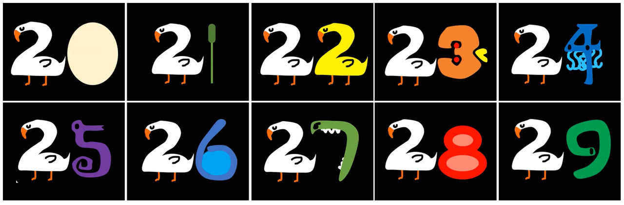 Number Creatures 20-29 by fabi0313 on DeviantArt