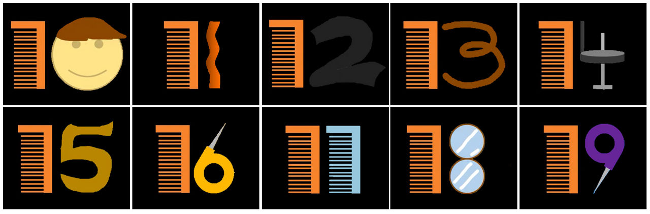 Numbers Creatures 68 Number Creatures 70-79 by fabi0313 on DeviantArt