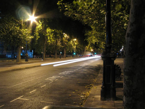 light trails