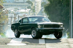 Re-creation of a scene from the movie 'Bullitt'