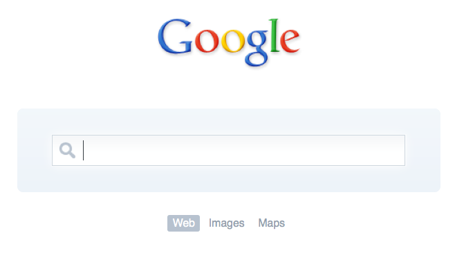 Minimalist Google