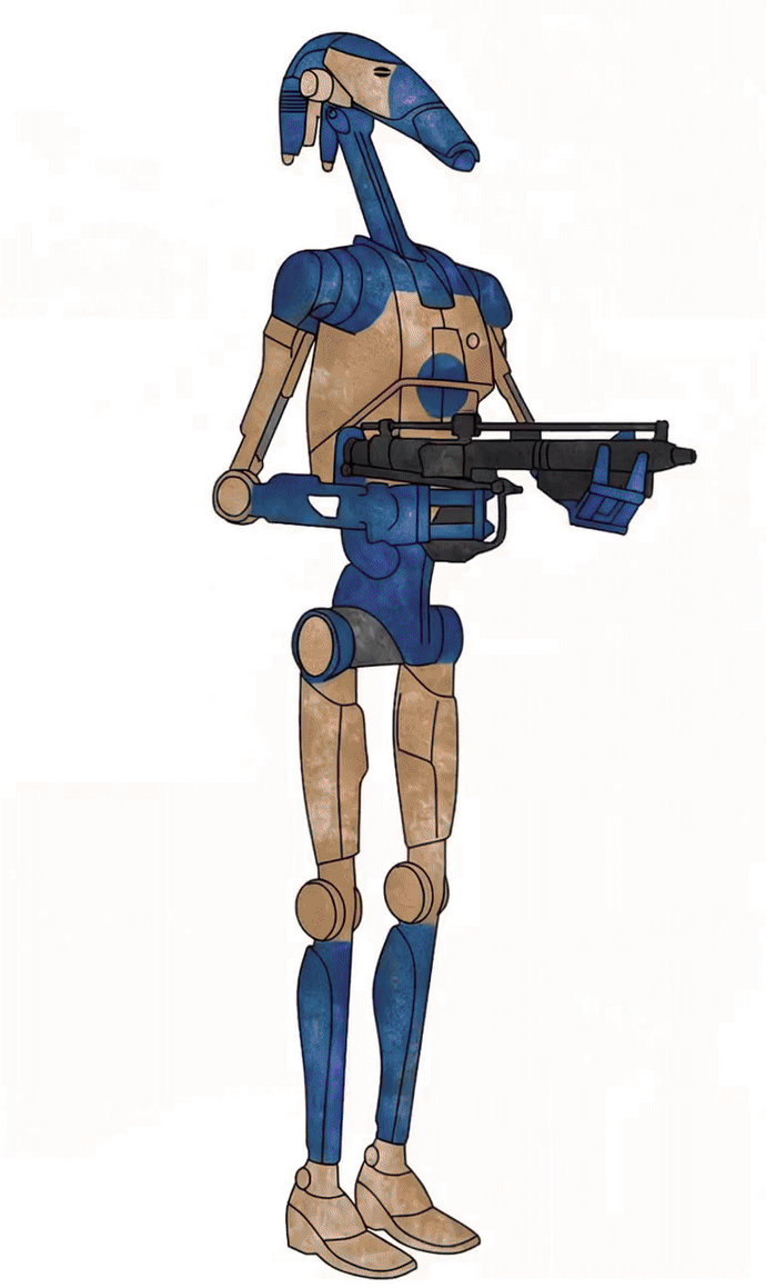 My OC Rozuai Fighing Off a Pilot Battle Droid. by Yabuturtle9589 on ...