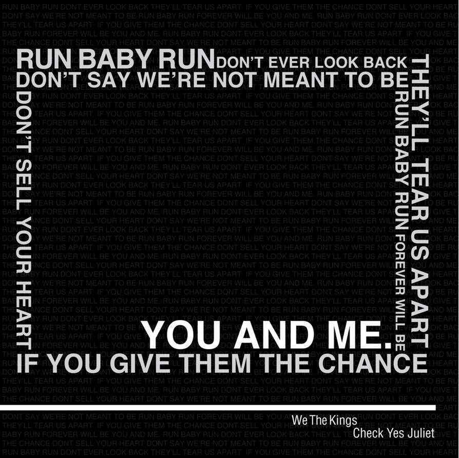 Typography Check Yes Juliet By Silencerxx On Deviantart Typography Check Yes Juliet By Silencerxx On Deviantart