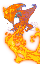 Charizard used Flamethrower!