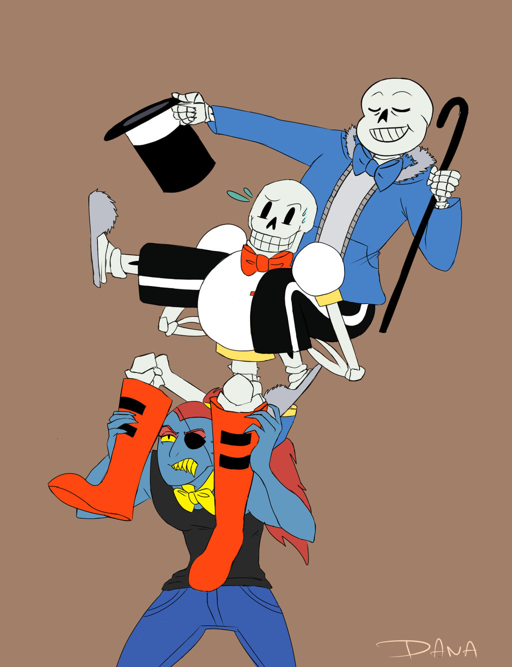 Undertale Draw the Dancing Squad by KarmaBanshee on DeviantArt