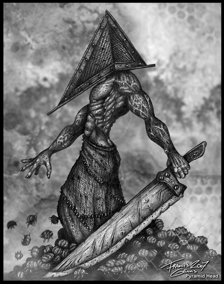 pyramid head (silent hill and 1 more) drawn by edith_lanzhen