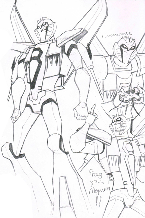 TFAStarscream random sketches