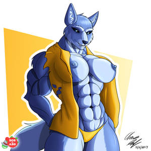 Wolf Lady Abs - [SOS for ABS] by WickedWizz