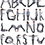 Bodies Alphabet 3 by Dans-Design on DeviantArt