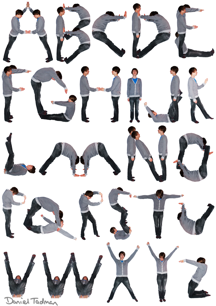 Bodies Alphabet 1 by Dans-Design on DeviantArt