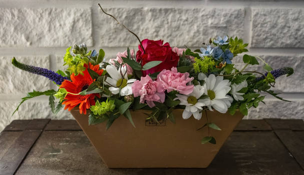 Floral arrangement for women's evening 2, training