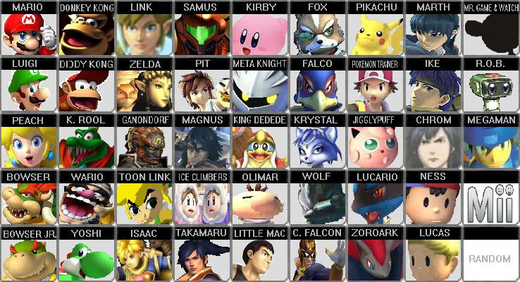 Fake Smash Bros. 4 Roster 9 by zakoman on DeviantArt