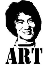 stencil jackie chan